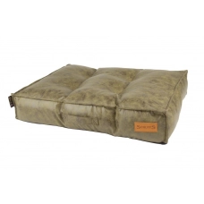 SCRUFFS Матрас для собак "Knightsbridge", экокожа, оливковый