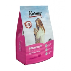 Karmy Sensitive сухой корм для кошек с чувствительным пищеварением c индейкой